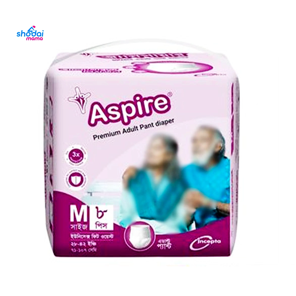 Aspire Premium Adult Pant Diaper M size 8pcs